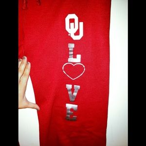 OU Sooner sweatpants
